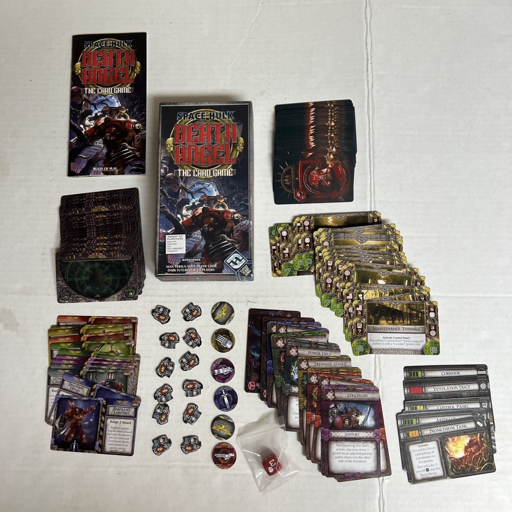 Fantasy Flight Games Space Hulk 40k Death Angels Card game Complete